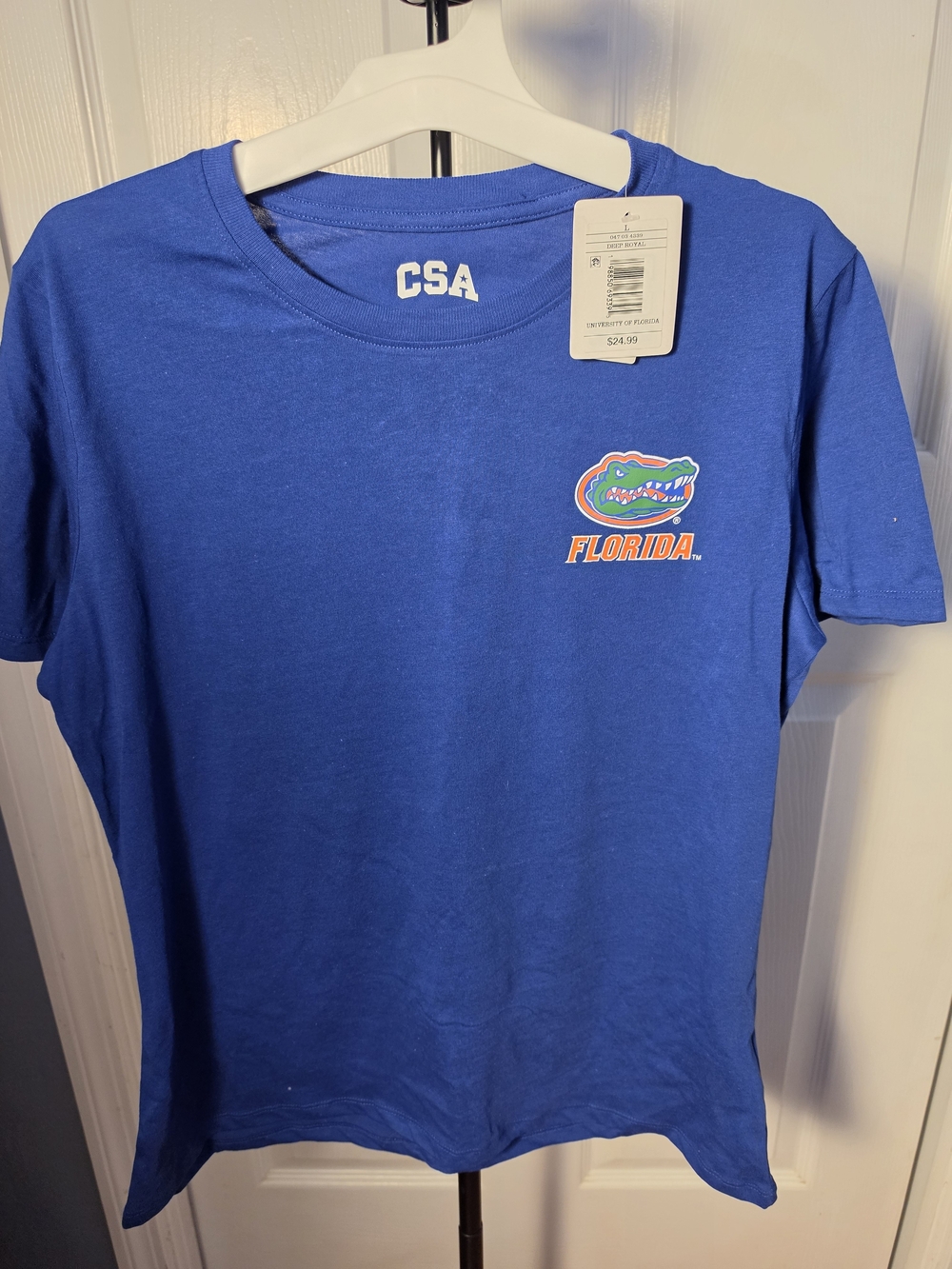 CSA Women's Florida Gators Short Sleeve Tee - Royal Blue